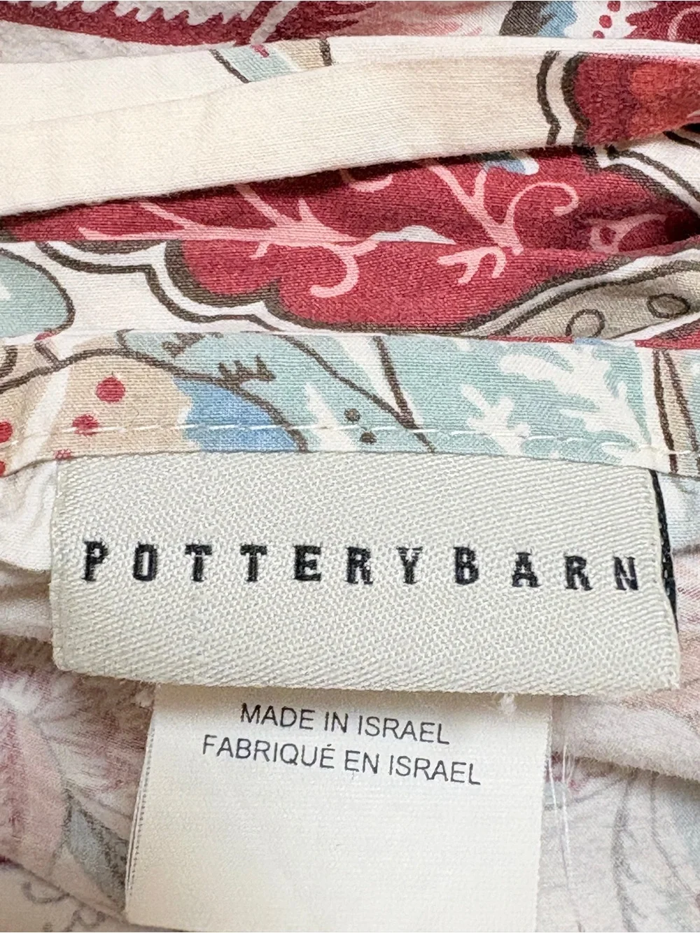 Pottery Barn Deirdre Palampore F/Q Set Duvet Cover 2 Standard Shams 3pc Set